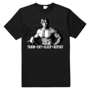 Black Version of Arnold Schwarzenegger Tshirt