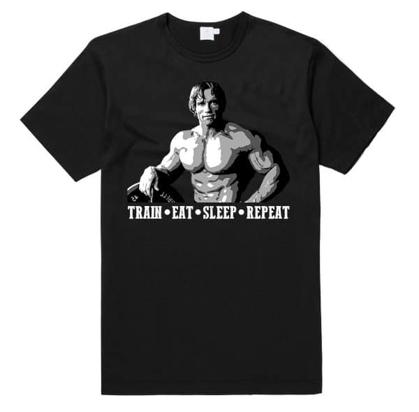 Black Version of Arnold Schwarzenegger Tshirt