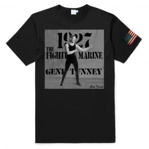 Black Tshirt with Gene Tunney Artwork